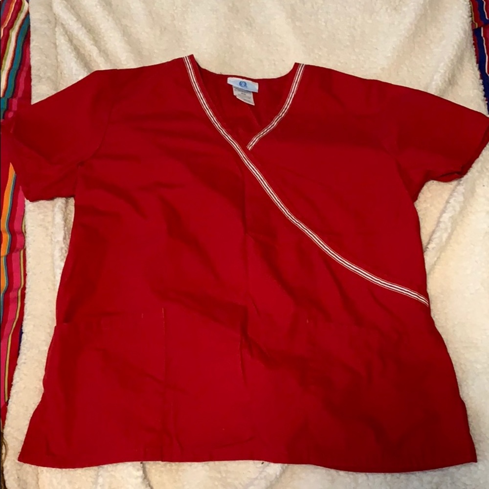 SB Women’s Scrubs M/S set Classic Red